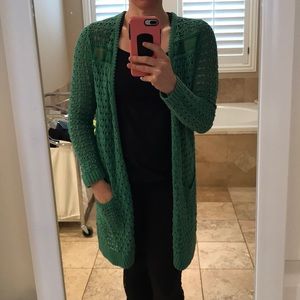 Anthropologie sweater green medium